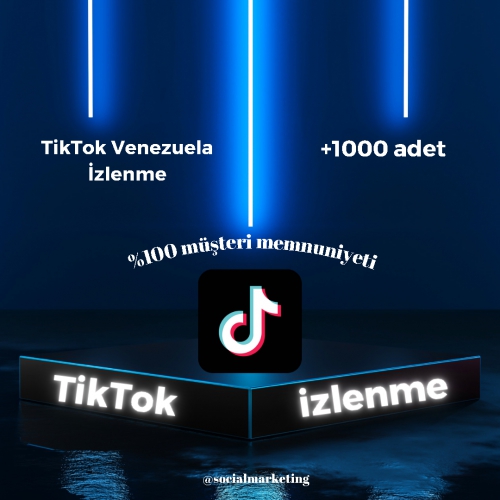 TikTok Venezuela İzlenme  Max 5M  Anlık Başlar  Günde 10K